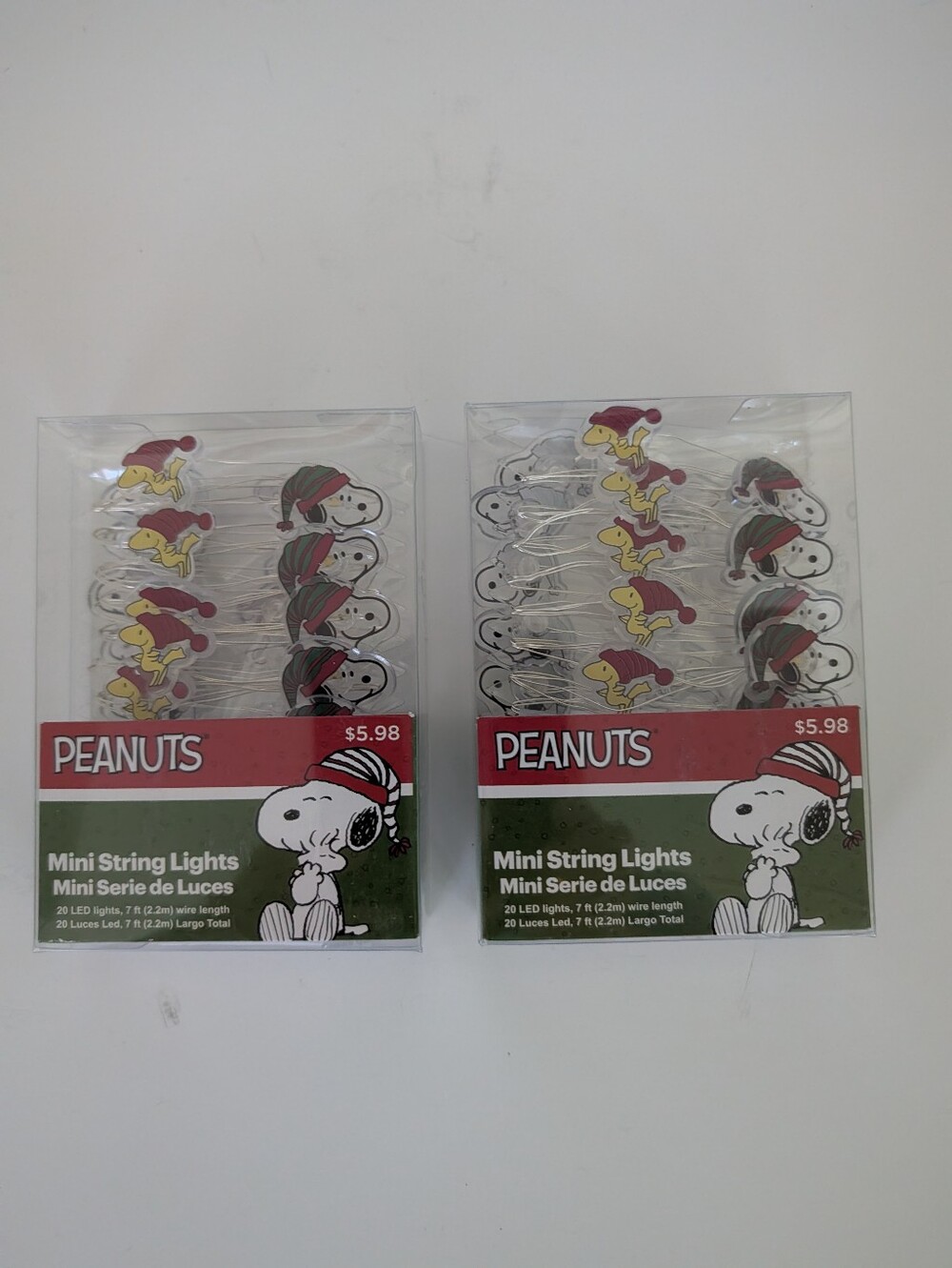 Peanuts Snoopy & Woodstock LED Holiday String Lights